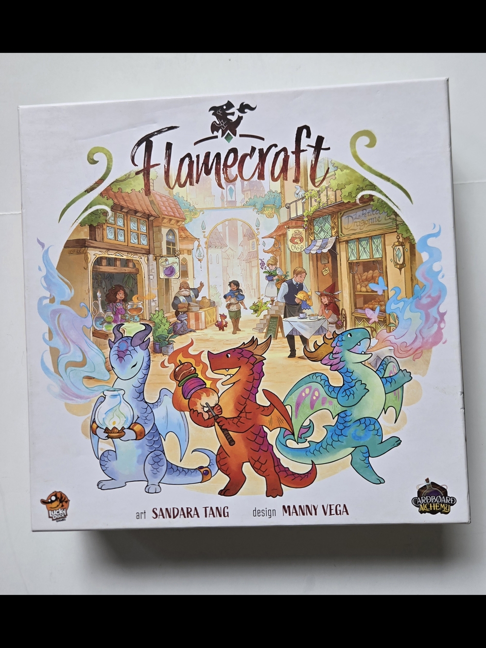 Flamecraft Board Game Complete – Cute Dragon Strategy Game
